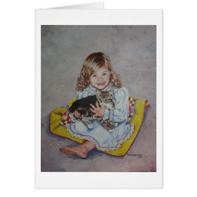 レイチェルおよび彼女の子ネコ (正面)