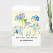 レイチェルの《植物》百日草 カード (裏面)