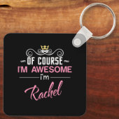 レイチェルもちろん私の名素晴らし前 キーホルダー (裏面)