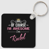 レイチェルもちろん私の名素晴らし前 キーホルダー (裏面)