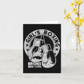 レイチェルガールズボクシングブロンクスNyヴィンテージ カード (黄色い花)