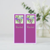 レイチェルパーソナライズされたブックマークはがき ポストカード (スタンド正面)