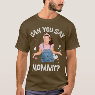 レイチェル誕生日ママと言えるママmommy fu tシャツ