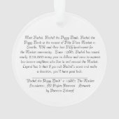 レイチェル貯金箱のオーナメント オーナメント (裏面)