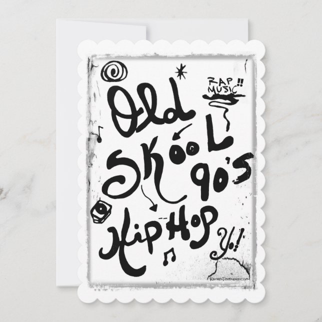 レイチェル・ドードル・アート – Old-Skool 90'sヒップホップ (正面)