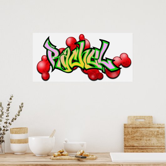 レイチェル ポスター (キッチン)