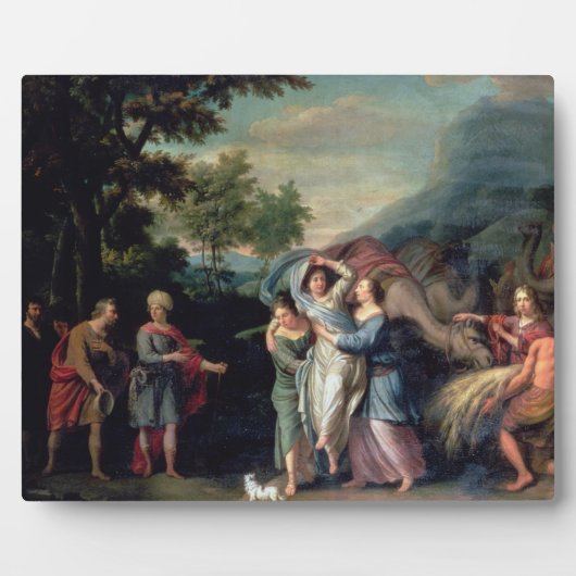 レイチェル、リー、Sとのヤコブとラバンの会合 フォトプラーク (正面)