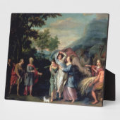 レイチェル、リー、Sとのヤコブとラバンの会合 フォトプラーク (側面)