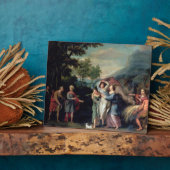 レイチェル、リー、Sとのヤコブとラバンの会合 フォトプラーク (側面)