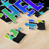 「レイチェル」名、おもしろい「ハッピーバースデー」 ジグソーパズル (側面)