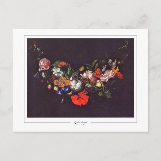 レイチェルRuysch #14 -ファインアートはがき ポストカード (正面)