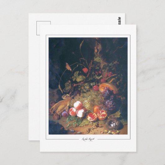 レイチェルRuysch #2 -ファインアートはがき ポストカード (正面/裏面)
