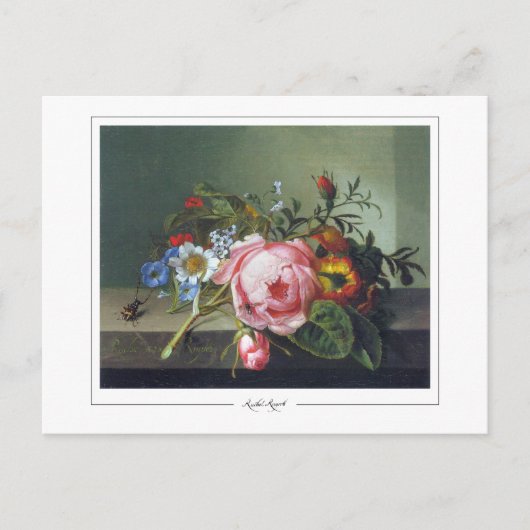 レイチェルRuysch #8 -ファインアートはがき ポストカード (正面)