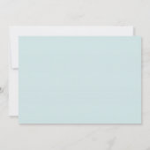 レイチェルZevのカスタム 招待状 (裏面)