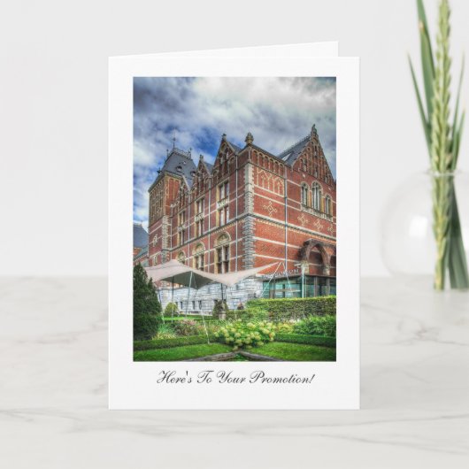 レイックス美術館プロモーションおめでとう カード (正面)