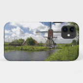 レイデンの東にある運河に沿った風車 Case-Mate iPhoneケース (裏面(横))