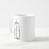 レイデン・ジャーの有罪 コーヒーマグカップ (正面左)