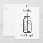 レイデン・ジャーの有罪 ポストカード (正面/裏面)