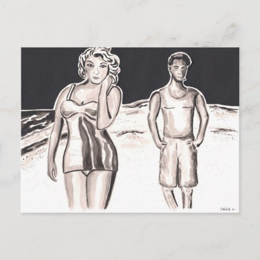 レイトウォークはがき ポストカード (正面)