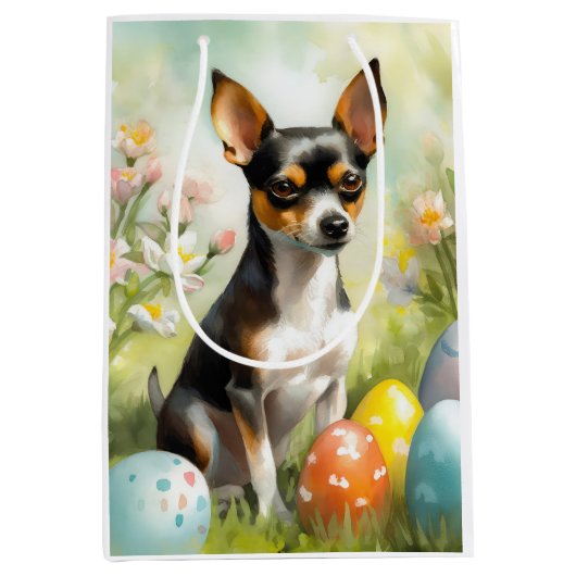 レイトテリアとイースターエッグホリデー ミディアムペーパーバッグ (正面)