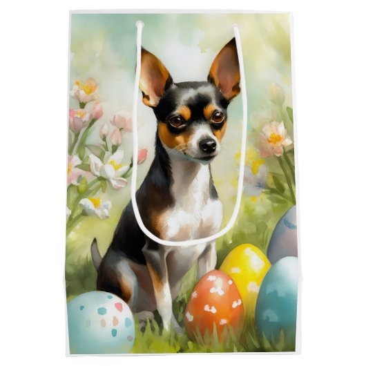 レイトテリアとイースターエッグホリデー ミディアムペーパーバッグ (裏面)