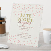 レイトナイトおむつリトルスウィートガールハート 台座サイン (インサイチュ)