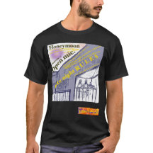 レイトナイトの新婚旅行オープンマイクTシャツ