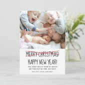 レイトハッおもしろいプニューイヤーホリデーカード シーズンカード (スタンド正面)