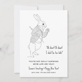 レイトハッおもしろいプニューイヤーホリデーカード シーズンカード