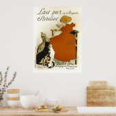 レイトプール猫をヴィンテージフランスの殺菌広告する ポスター (キッチン)