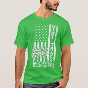 レイトモクールデルのダートラックレーシングギフト男性へホーム Tシャツ
