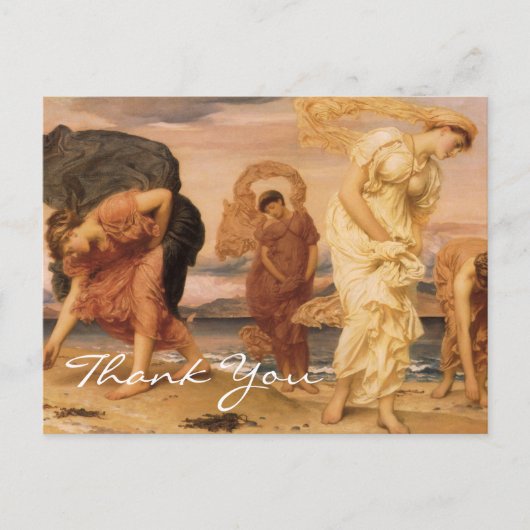 レイトンのギリシャ人女性 ポストカード (正面)