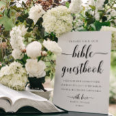レイトンは私達の聖書の結婚ゲストブックに署名 ポスター