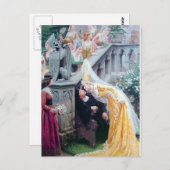 レイトンザキス中世の女キスをする性男 ポストカード (正面/裏面)