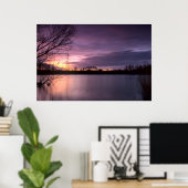 レイトンブザーード冬の日の出(7775)ポスター ポスター (ホームオフィス)