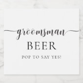 レイトンミニマルグロムスマン提案ビアラベル ビールラベル (シングルラベル)