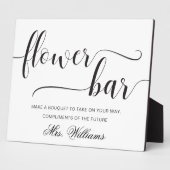 レイトンモダンフミニマルァワーバー標識 フォトプラーク (側面)