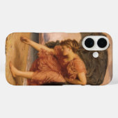 レイトン卿によって小石を拾うギリシャの女の子 Case-Mate iPhoneケース (裏面 (横))