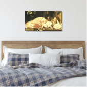 レイトン卿の母と子(別名さくらんぼ) キャンバスプリント (インサイチュ (寝室))