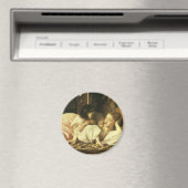 レイトン卿の母と子(別名さくらんぼ) マグネット (インサイチュ (食洗機))