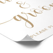 レイトン金ゴールドは新郎新婦を願う ポスター (角)