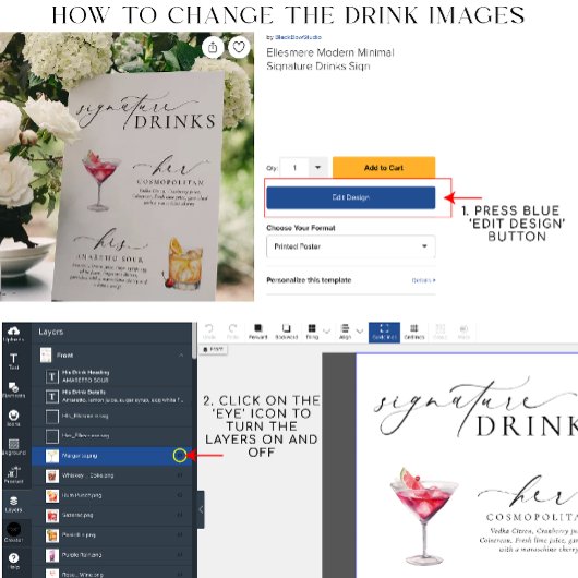 レイトン金ゴールドペットフォトシグネチャードリンクサイン 台座サイン