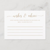 レイトン ゴールド ウィッシーズ アンド アドバイス エンクロージャーカード (正面)