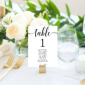 レイトン モダン ミニマリスト ウェディング テーブル ナンバー 招待状