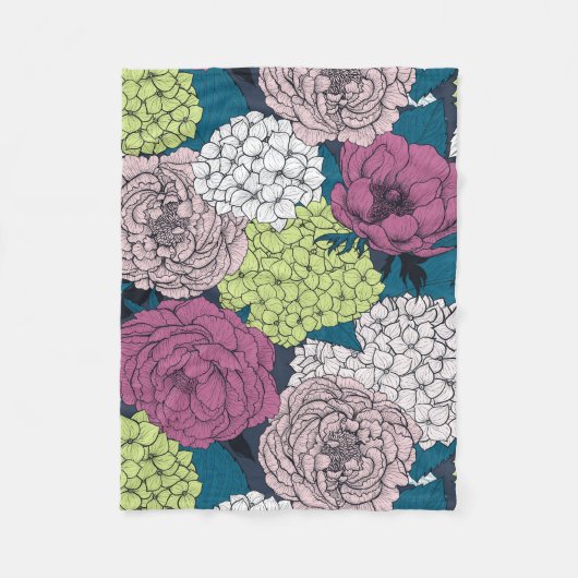 レイト春園 フリースブランケット (正面)