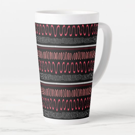 レイトMUGジメッテデザイン2019 カフェラテマグ (右アングル)