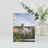 レイドシェンダムの風車と花 ポストカード (スタンド正面)