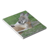 レイドバックカンガルー ノートパッド (アングル)