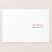 レイドバック金箔バレンタインデーカード 箔カード (内部)