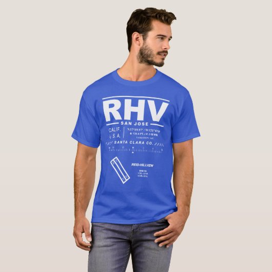 レイドヒルビュー空港サンタクララ株式会社RHV Tシャツ (正面フル)